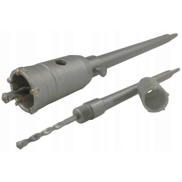 Korunkový Vrták Na Zdivo Betonu Sds Plus Korunka 40 mm Fréza Adaptér 600 mm