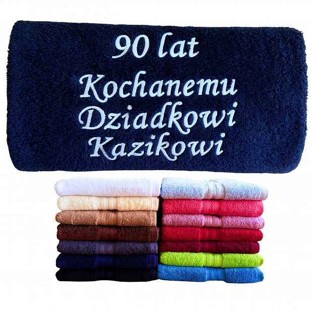 Dárek K 90. Narozeninám Pro Dědečka 90 Let Muže Tatínka Strýčka Ručník Výšivka