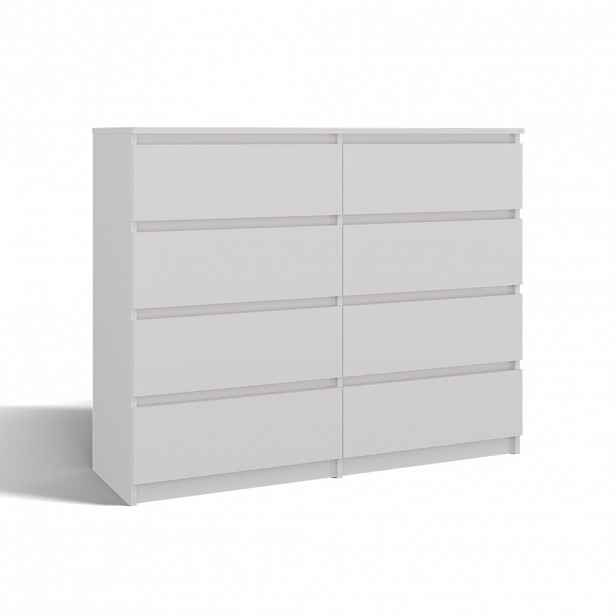 RAUMHIRSCH FURNITURE KOMODA bílá 120/97/40