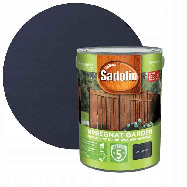 Sadolin Garden Impregnát Na Dřevo Antracitový 5 L