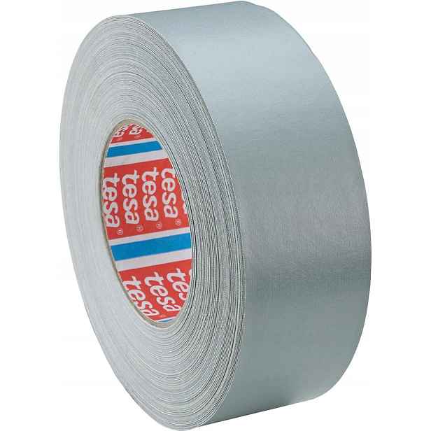 Textilní lepicí páska 19 mm x 50 m, barva šedá Tesa