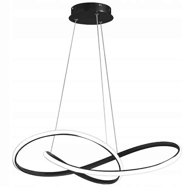 Moderní Závěsná Lampa Led Lustr 48W Dálkový Ovladač
