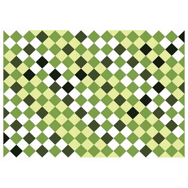 Fototapeta Geometrické kosočtverce zeleno-bílé černé Vzor 300x210 lepidlo