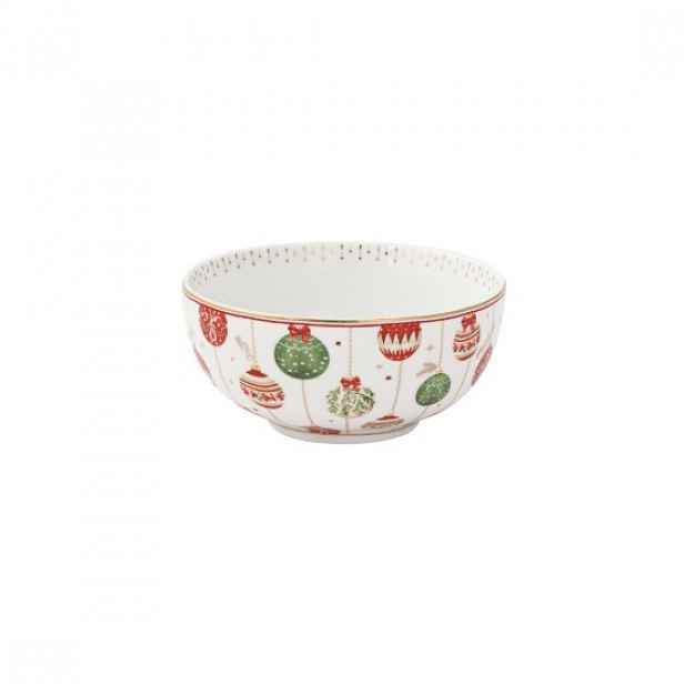 Porcelánová mísa, 15 cm, "Christmas Eve" - ​​Easy Life