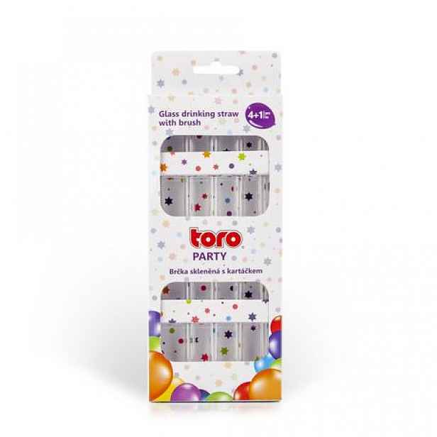 TORO BRČKA SKLENĚNÁ SET 4KS+1KS ČISTICÍ KARTÁČEK