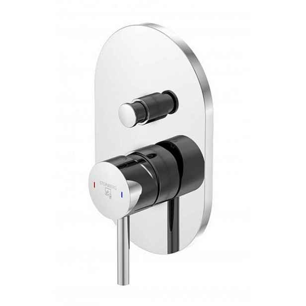 Steinberg 100 - Baterie pod omítku pro 2 spotřebiče, chrom 100 2103 3