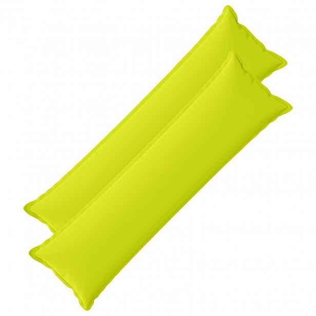 vidaXL Povlak na polštář 2 ks HOUTEN Jasně zelená 40 x 145 cm