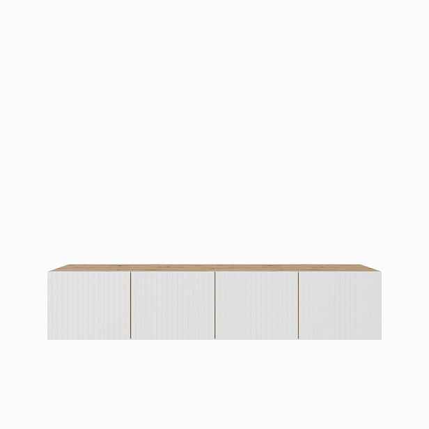 MASSENO ZÁVĚSNÝ TV STOLEK LIVO, 200/41/40 cm, dub Artisan