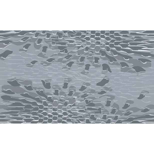Šedá Tapeta S Geometrickým Vzorem Vinyl Flizelina 10,05 m x 106,00 cm