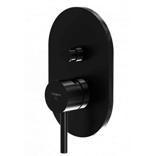 Steinberg 100 - Baterie pod omítku pro 2 spotřebiče, matná černá 100 2103 3 S