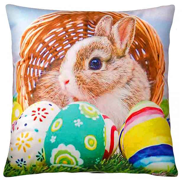 Velikonoční povlak na polštář HELLO BUNNY II. 40x40 cm  Mybesthome