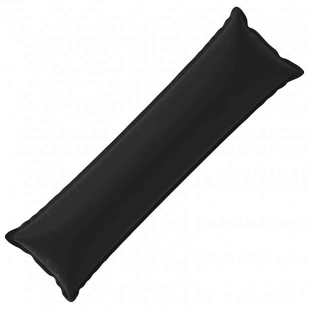 vidaXL Povlak na polštář HOUTEN Černá 40 x 145 cm Polyester