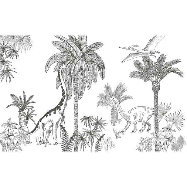 Dětská tapeta 400 cm x 248 cm Jurassic Period – Lilipinso