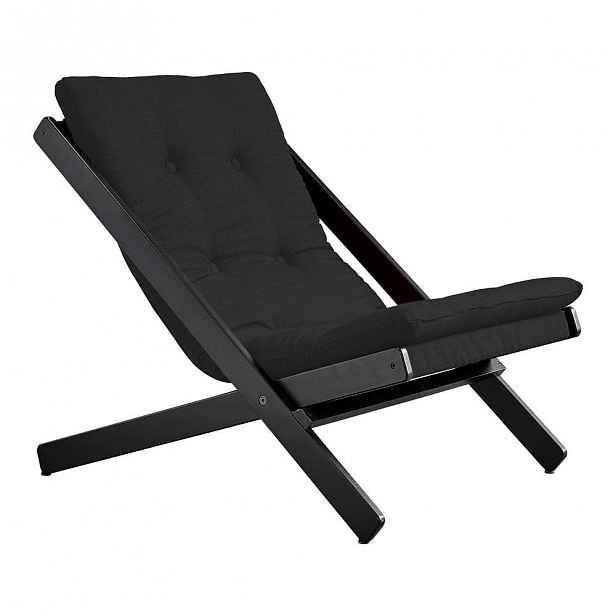 Skládací křeslo Karup Design Boogie Black/Dark Grey