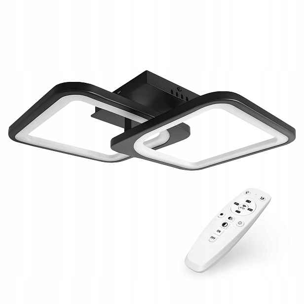 stropní svítidlo Led Závěsný moderní lustr stropní svítidlo 54W Cct Remote dálkový ovladač