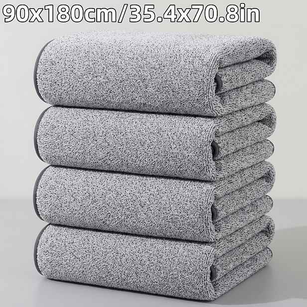 TEMU 4ks Balení Extra Velkých Ručníků do Koupelny 90x180cm/35,4x70,8 palců - Hvězdná Obloha, Nezbytné Velké Ručníky na Zabalení, Měkké, Šetrné k a