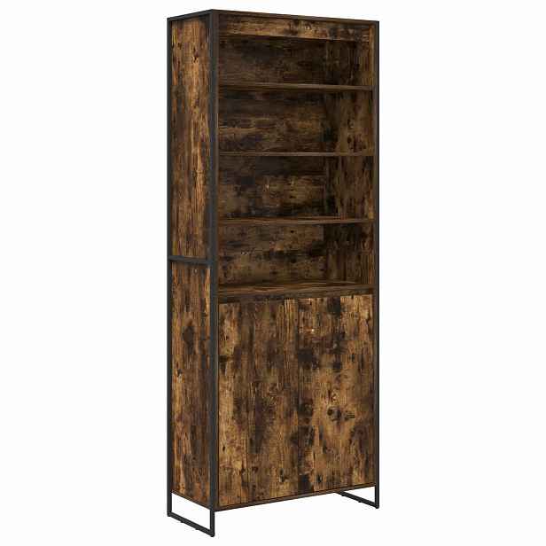 vidaXL Vysoké skříně Kouřový dub 79 x 36 x 200 cm Kompozitní dřevo