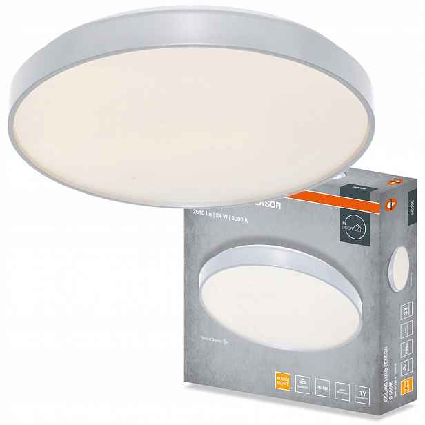 Stropní Svítidlo Led Stropní Svítidlo Nástěnné svítidlo se senzorem 24W 1320lm 3000K