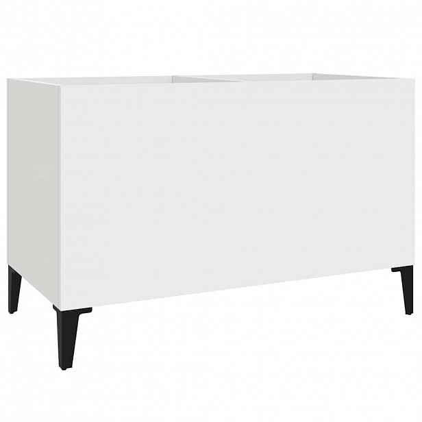 vidaXL Skříňka na LP desky bílá 74,5 x 38 x 48 cm kompozitní dřevo