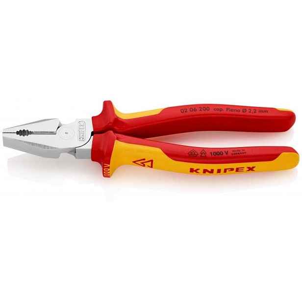 Kleště. Univerz.o zvětšit.přeložení VDE,z rukojeti.vícekomponentní 200 mm Knipex