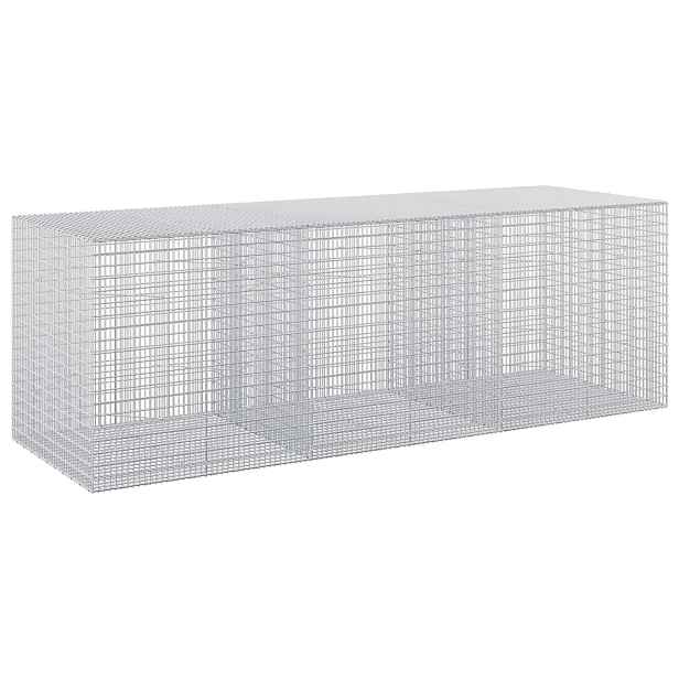 vidaXL Gabion s drátem 5 mm a síťkou 5x2,5 cm 300x100x100 cm