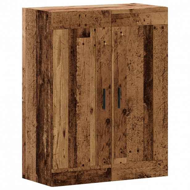 vidaXL Nástěnná skříňka old wood 69,5 x 34 x 90 cm kompozitní dřevo
