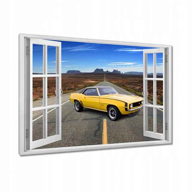 Obrazy 90x60 Žlutý Chevrolet Ss Auto