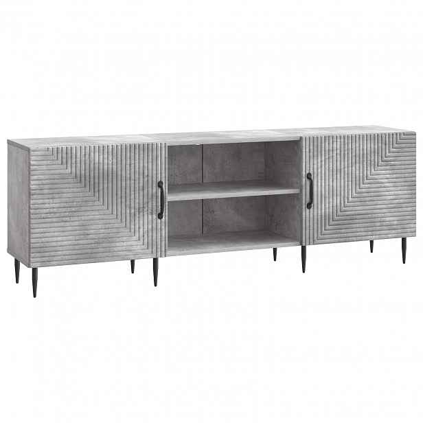 vidaXL Televizní skříň 150 x 31 x 50 cm Betonově šedá Kompozitní dřevo