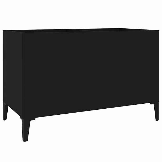 vidaXL Skříňka na LP desky černá 74,5 x 38 x 48 cm kompozitní dřevo