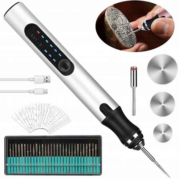 Elektrická Bruska 10 W S 30 Frézami Pro Rukodělné Aktivity A Hobby