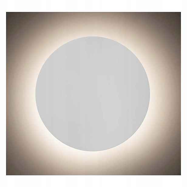 Rabalux Led kulatý bílá dřevěná nástěnná lampa 18 cm 3000K