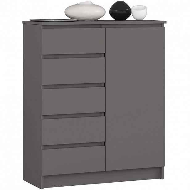 RAUMHIRSCH FURNITURE KOMODA Grafitově šedá 97/80/35