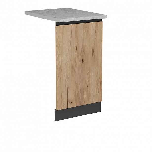 Vicco ČELNÍ PANEL MYČKY R-Line Zlatý mocný dub 45 cm s pracovní deskou