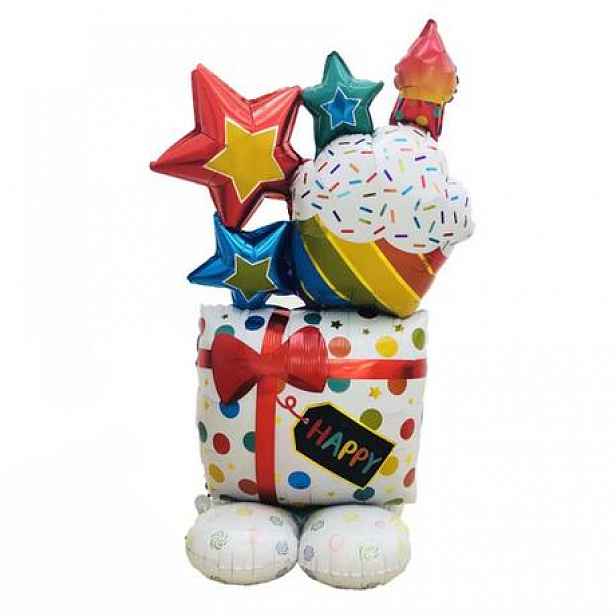 TORO BALÓNEK DÁRKOVÁ KRABIČKA 3D 80X135CM FÓLIE