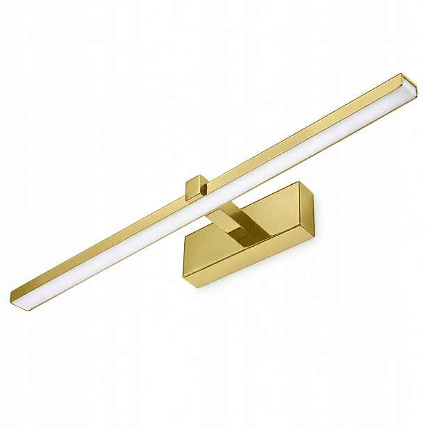 Venus 60 cm nástěnná lampa 12W zlatá Led nad obraz 4200K IP44 840lm obývací pokoj