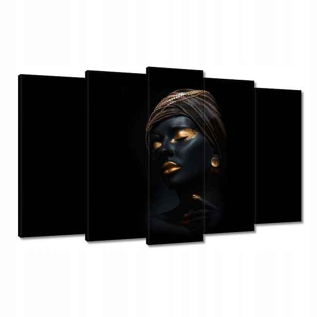 Obrazy 100x60 Zlatý make-up