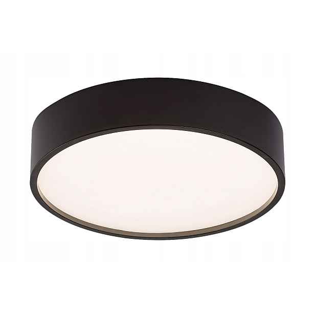 Stropní Svítidlo 28 cm Led 18W černý kulatý Larcia 75009 Rabalux
