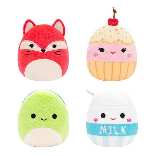 Plyšové hračky v sadě 4 ks Micromallows 4Pack – SQUISHMALLOWS