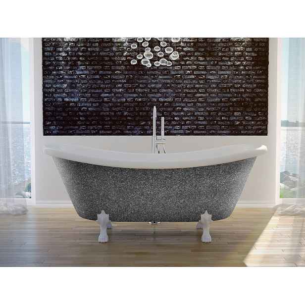 BESCO Olsen Spa  AMELIA VANALI190WG3 - Volně stojící vana AMELIA Glam - grafitová