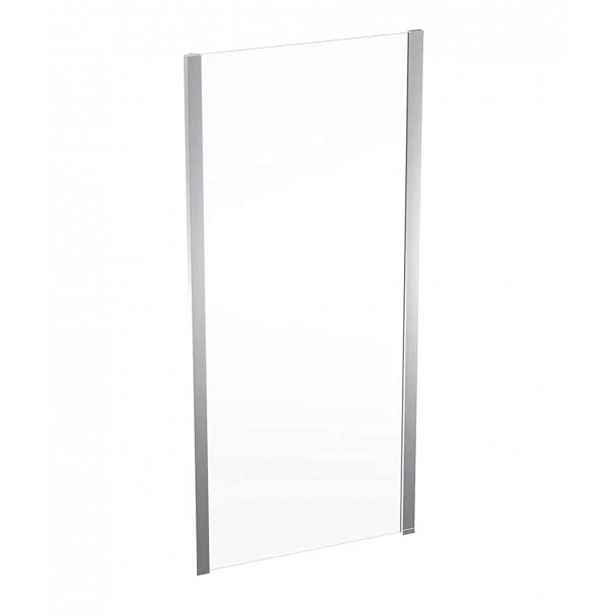 Geberit GEO - Sprchová stěna 90x190 cm, stříbrná/čiré sklo 560.127.00.2