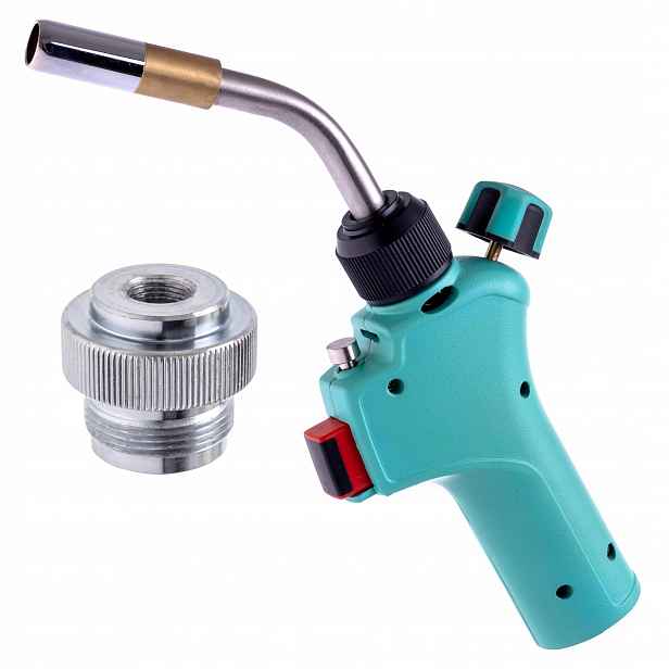 Plynový Hořák Mapp Propan Pro Pájení Turbo Adaptér 1" X 7/16"