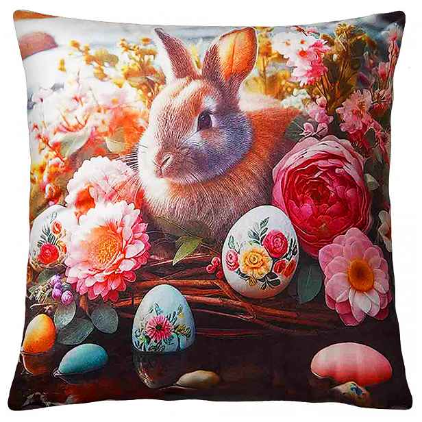 Velikonoční povlak na polštář HELLO BUNNY VIII. 40x40 cm  Mybesthome