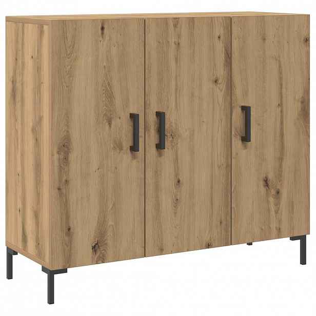 vidaXL Příborník dub artisan 90 x 34 x 80 cm kompozitní dřevo