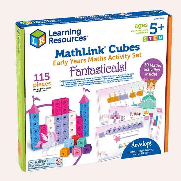 Learning Resources Sada aktivit pro rané matematické dovednosti MathLink® Cubes – Princezny