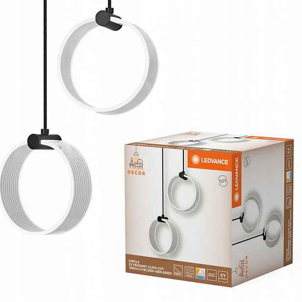 Závěsné Stropní Svítidlo Led 14W 930lm 3000K 4200K 6500K Cct Decor