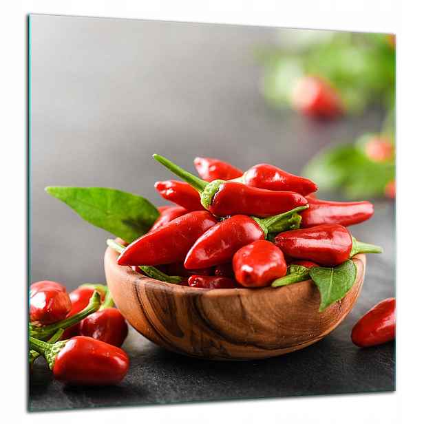 Skleněná Ochranná Deska Panel Lepidlo 60x65 Paprika