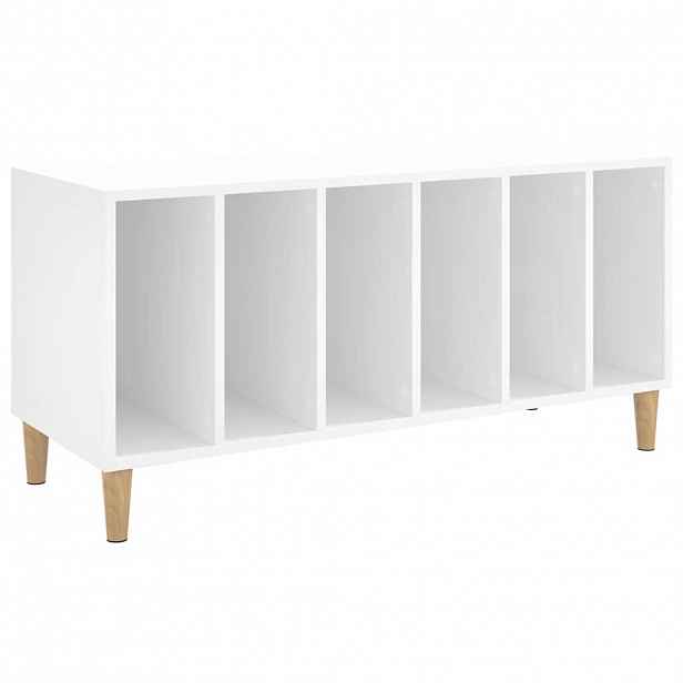 vidaXL Skříňka na LP desky bílá 100 x 38 x 48 cm kompozitní dřevo
