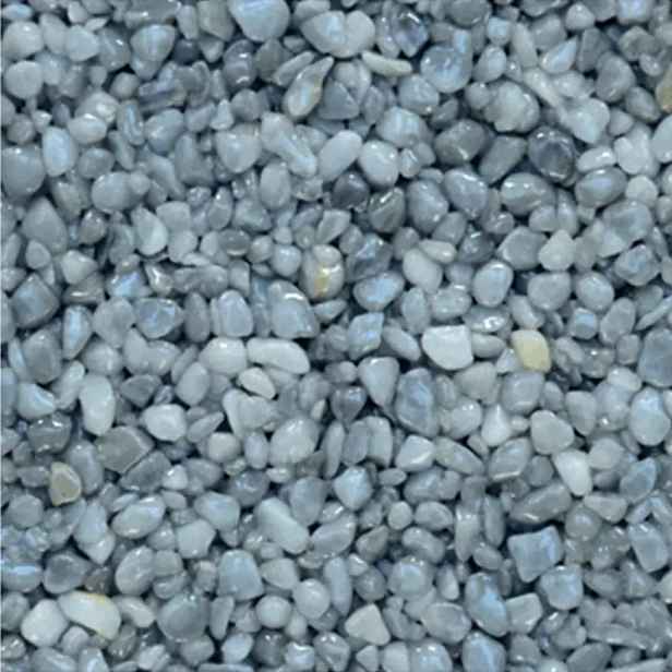 Mramorové kamínky Den Braven šedé světlé 3-6 mm 25 kg
