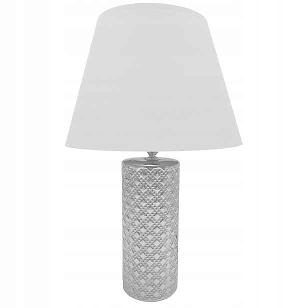 Noční Lampa Stříbrná Moderní Stolní Lampa Glamour Stolní Lampa