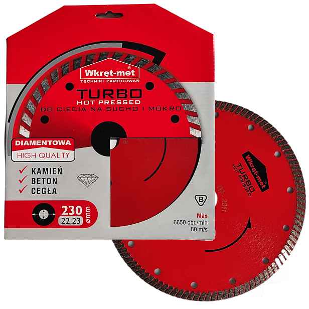 Diamantový kotouč Turbo Hot Pressed TDT-230HP Klimas